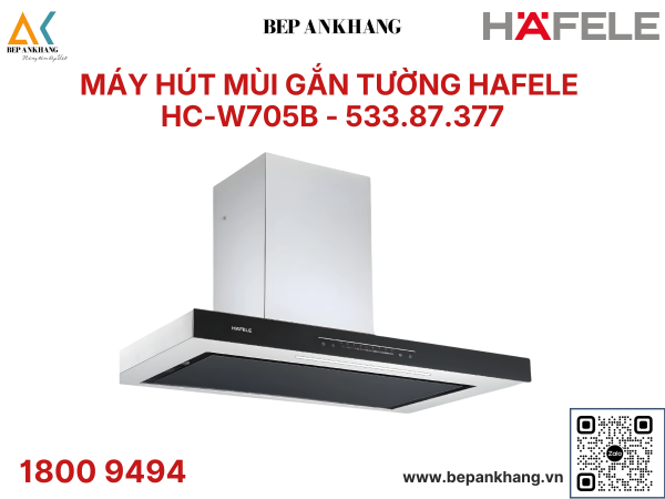 Máy Hút Mùi Gắn Tường HAFELE HC-W705B - 533.87.377 - Thương Hiệu Đức 